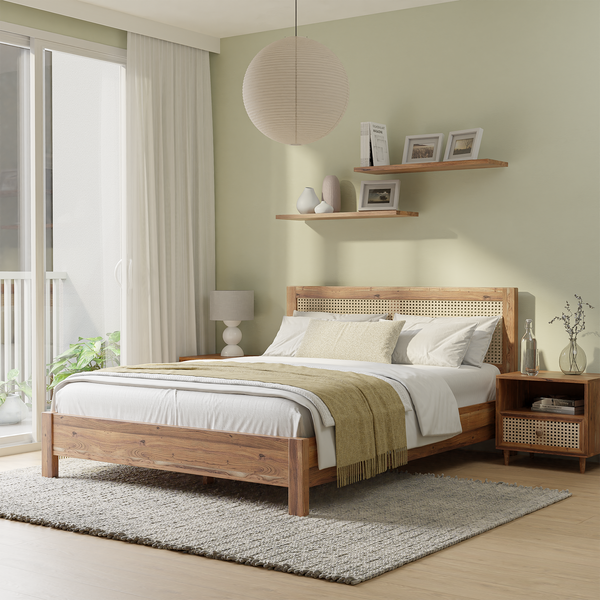 Elara Cane Bed without Storage