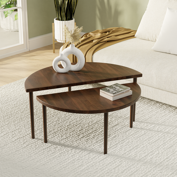 Crescent Nesting Coffee Table