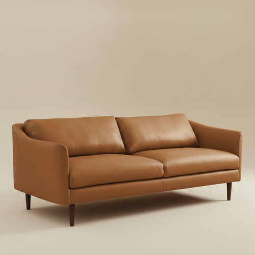 Paalai Leather 3 Seater Sofa